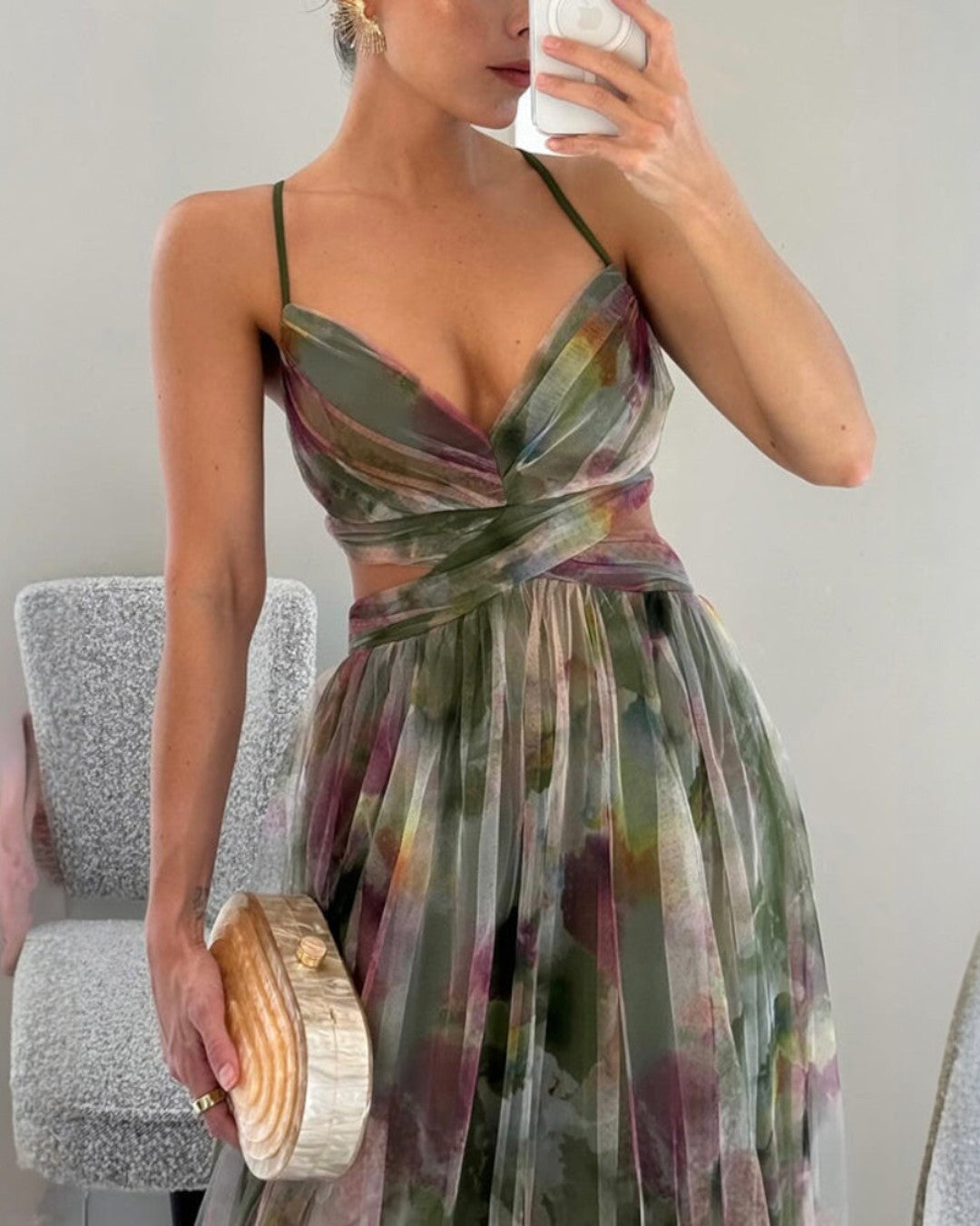 Giselle™ | Enchanting maxi dress with a floral print