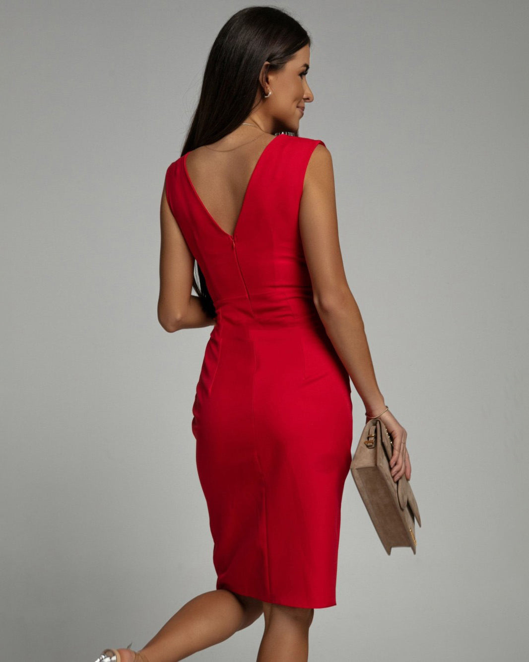 Adrienne | Elegant Midi Dress