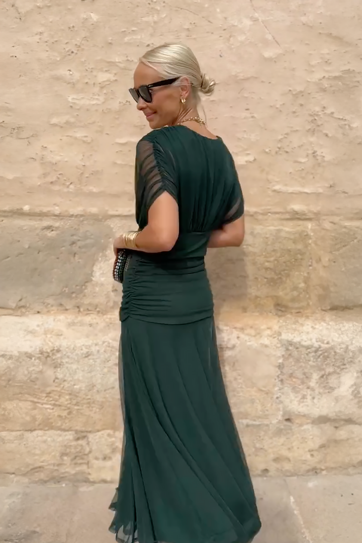 Luisa Dress with V-neck