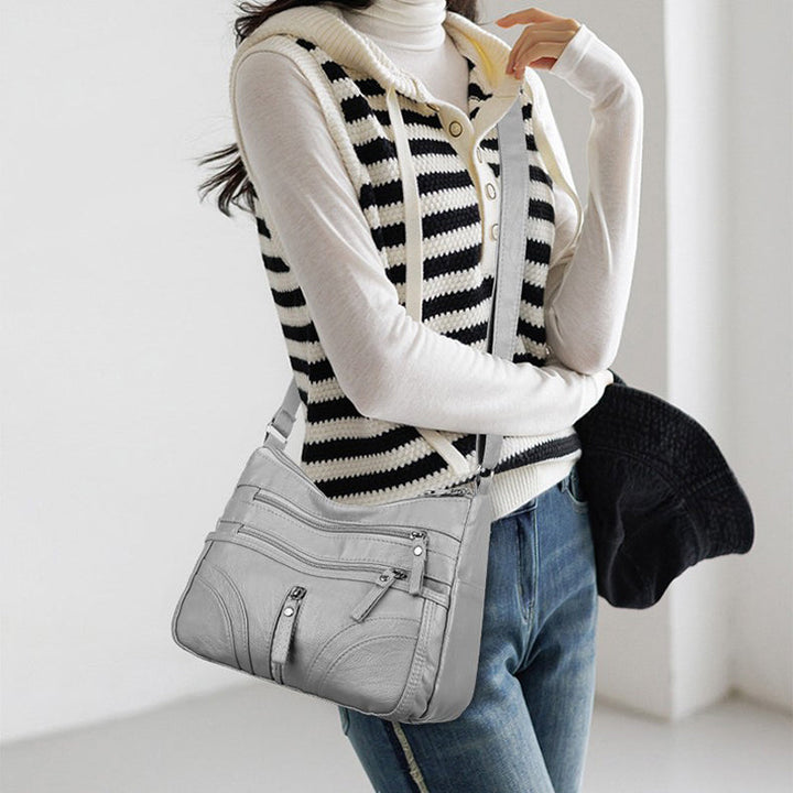 Casual Vintage Bag - Durable Shoulder or Crossbody Bag