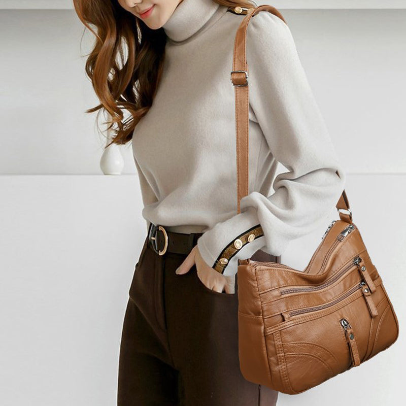 Casual Vintage Bag - Durable Shoulder or Crossbody Bag