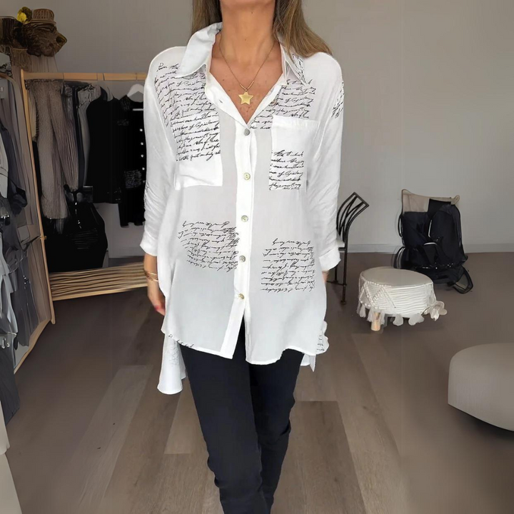 Mirabel - Women's Stylish Printed Cotton Top