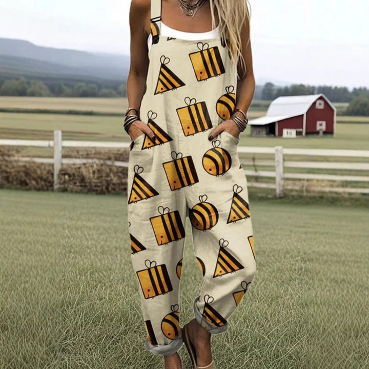 Cher - Comfortable printed overalls