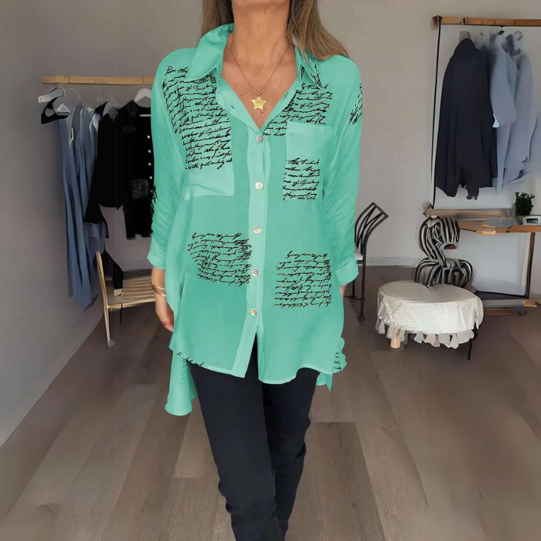 Mirabel - Women's Stylish Printed Cotton Top