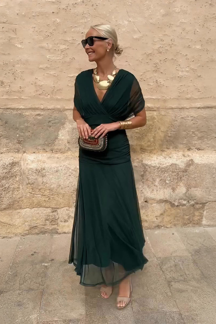 Luisa Dress with V-neck
