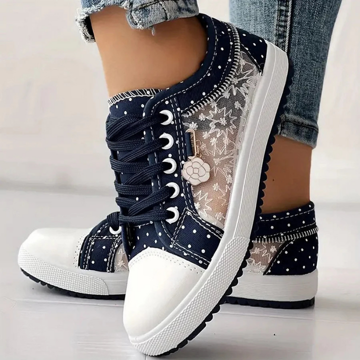 CARO | Elegant Women’s Sneakers with Floral Details