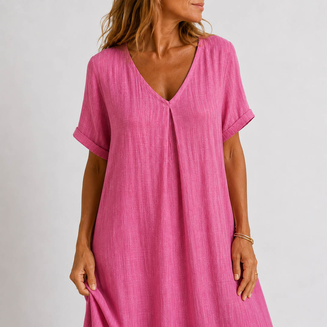 Violette | Relaxed V-Neck Maxi Dress