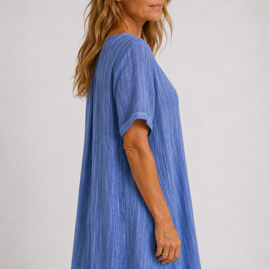 Violette | Relaxed V-Neck Maxi Dress