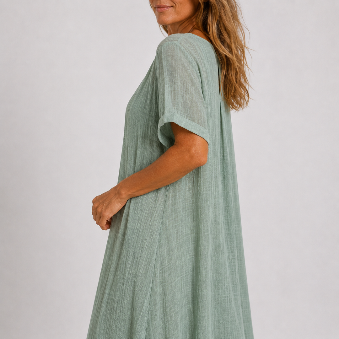 Violette | Relaxed V-Neck Maxi Dress