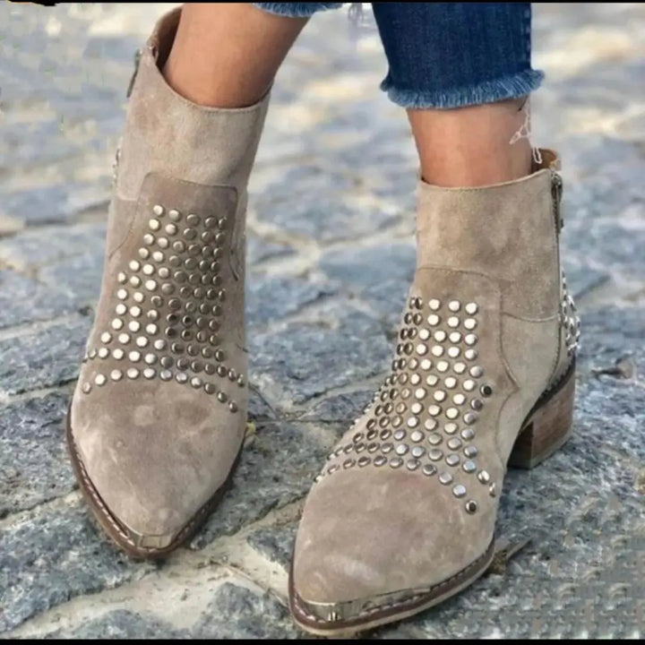 Annie | Ankle Boots with Studs