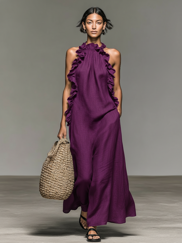 Gladys™ | Ruffled Maxi Dress