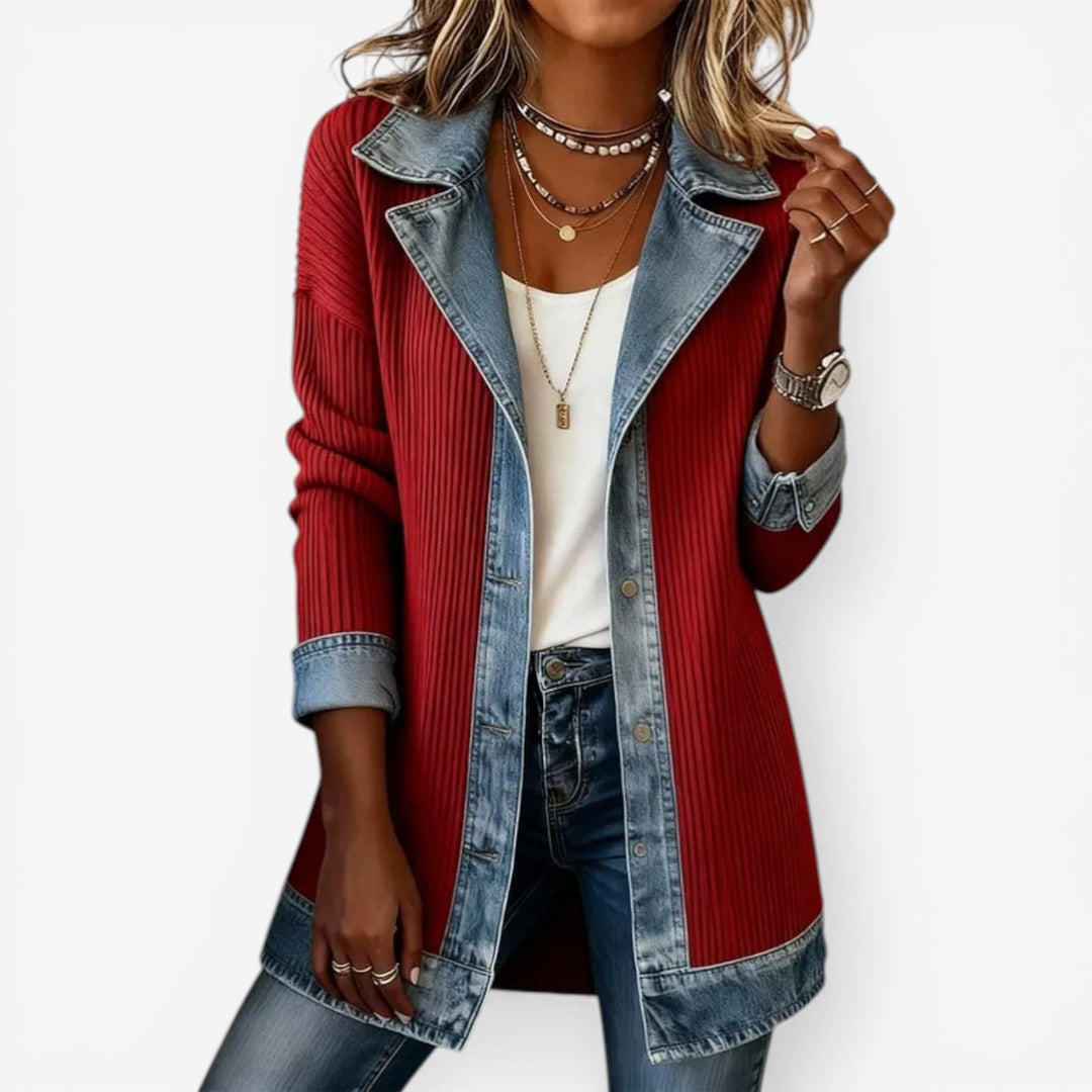 IVY  Soft denim cardigan