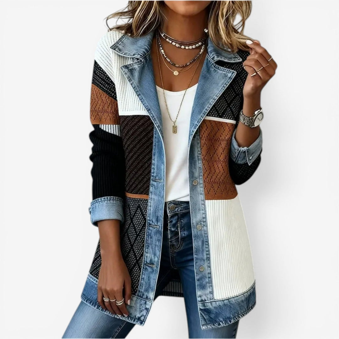 IVY  Soft denim cardigan