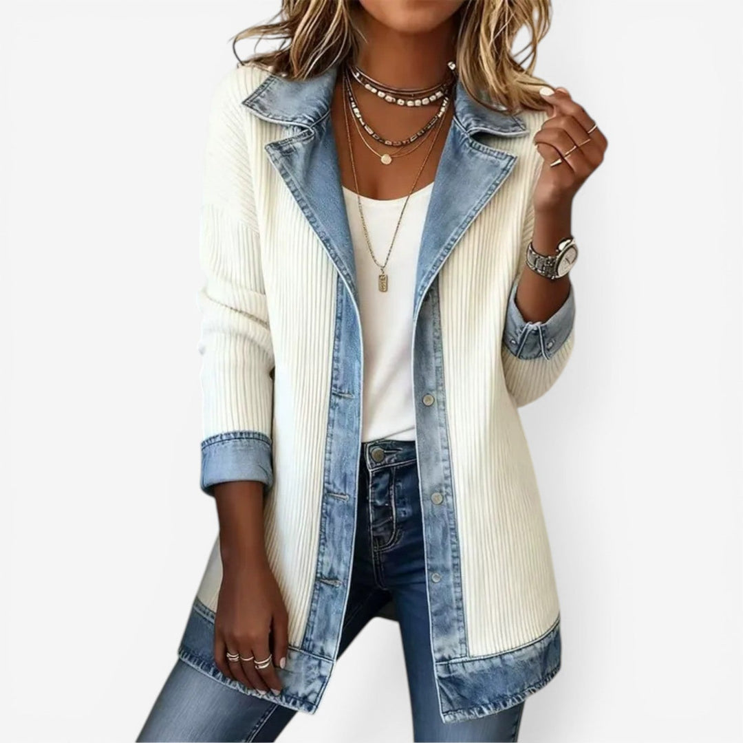 IVY  Soft denim cardigan