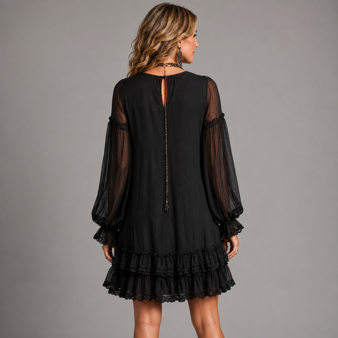 Oriella™ | Ethereal Ruffle Mini Dress