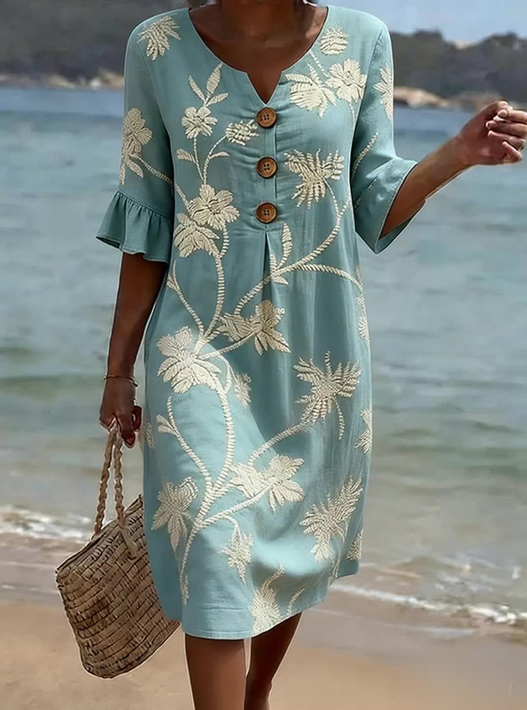 Jacky | casual dress with a floral print