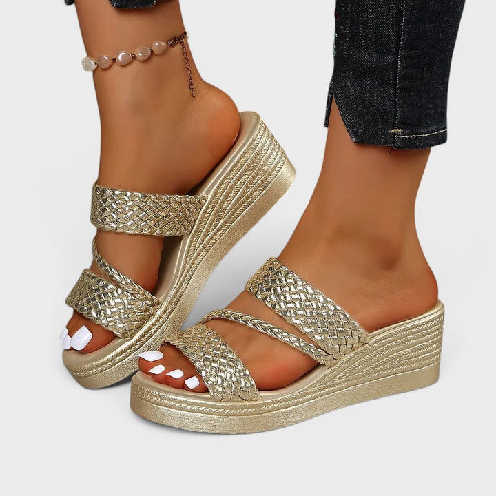 Simone™ | Elegant Comfort Platform Sandals