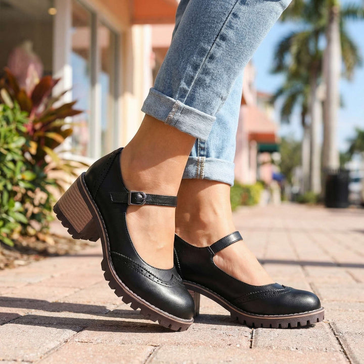Marie – T-Strap Mary Jane Heels