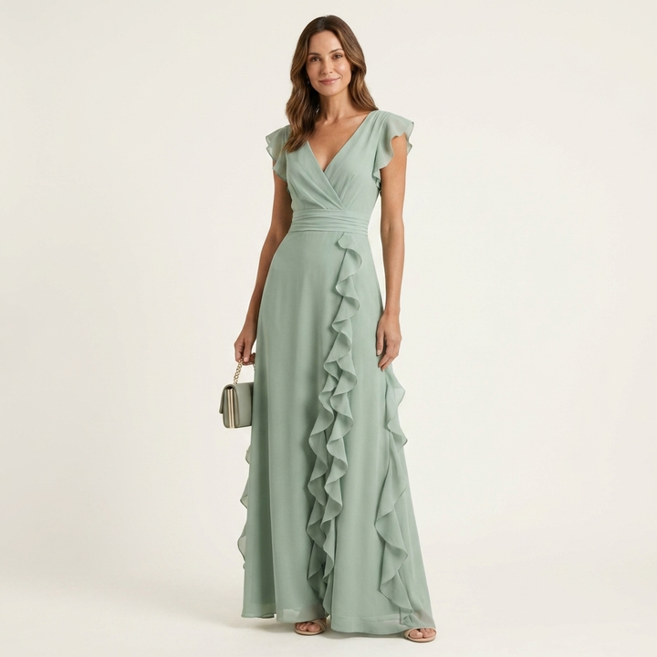Nellyana | Wrap-Style V-Neck