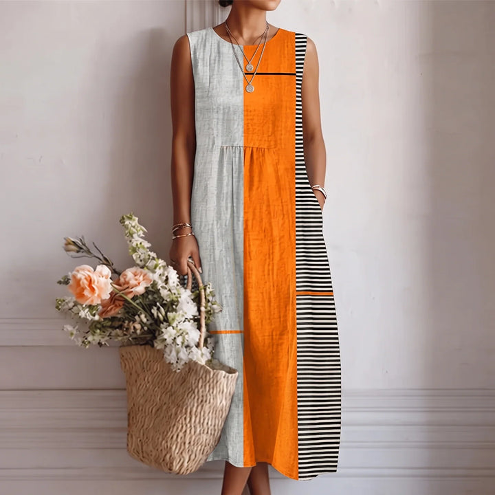 Alba™ | Sleeveless A-Line Dress