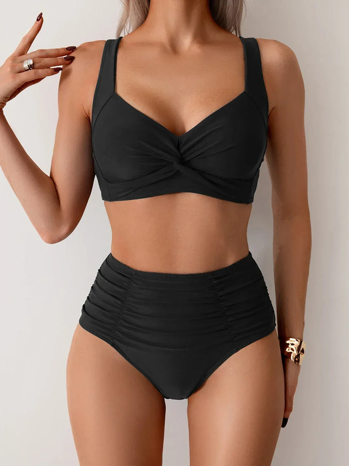 DELACROIX | Sofia High-Waisted Shaping Bikini